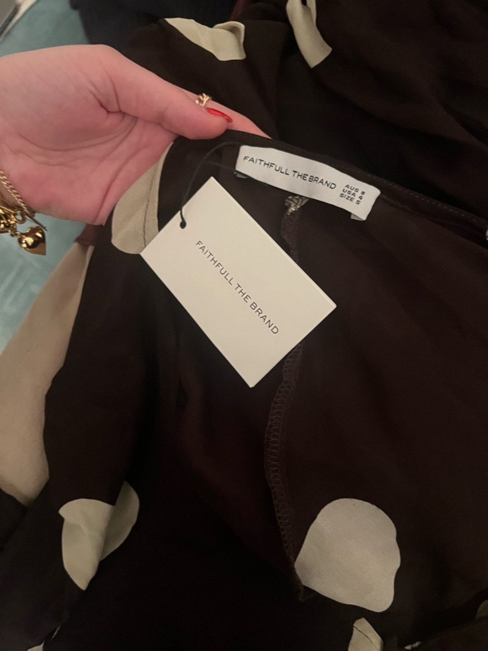 NWT Black Polka Dot Dress